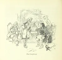 An illustration from The History of Henry Esmond, Esq. ... With illustrations by T. H. Robinson [and a preface by Joseph Jacobs (1896)