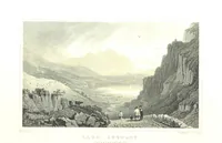 An illustration from Picturesque Scenery in Wales, illustrated by thirty-seven engravings on steel, by H. Adlard, Allen, Gastineau and others. With descriptions by J. Tillotson (1860)