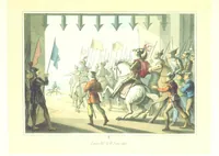 An illustration from The Tournament: or, Days of Chivalry. [A poem.] With ... engravings (1823)