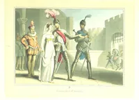 An illustration from The Tournament: or, Days of Chivalry. [A poem.] With ... engravings (1823)