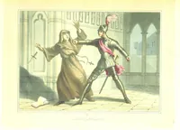 An illustration from The Tournament: or, Days of Chivalry. [A poem.] With ... engravings (1823)