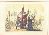 An illustration from A History of England for the Young (1872)