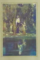 Picture 44 of 71 from Rubáiyát of Omar Khayyám. Presented by Willy Pogány (1913), leaf 75