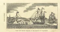 An illustration from The Naval Temple: containing a complete history of the battles fought by the Navy of the United States from ... 1794 to the present time ... [By H. Kimball.] With ... engravings, etc (1837)