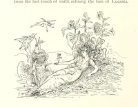 An illustration from Belle and the Dragon. An elfin comedy (1894)
