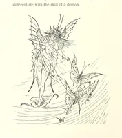 An illustration from Belle and the Dragon. An elfin comedy (1894)
