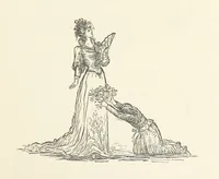 An illustration from Belle and the Dragon. An elfin comedy (1894)