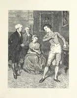 An illustration from Pictures from English Literature ... With twenty illustrations, by J. C. Horsley, E. M. Ward, W. F. Yeames, etc (1870)