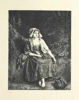 An illustration from Pictures from English Literature ... With twenty illustrations, by J. C. Horsley, E. M. Ward, W. F. Yeames, etc (1870)