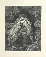 An illustration from Pictures from English Literature ... With twenty illustrations, by J. C. Horsley, E. M. Ward, W. F. Yeames, etc (1870)