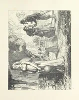 An illustration from Pictures from English Literature ... With twenty illustrations, by J. C. Horsley, E. M. Ward, W. F. Yeames, etc (1870)
