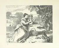 An illustration from Pictures from English Literature ... With twenty illustrations, by J. C. Horsley, E. M. Ward, W. F. Yeames, etc (1870)