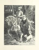 An illustration from Pictures from English Literature ... With twenty illustrations, by J. C. Horsley, E. M. Ward, W. F. Yeames, etc (1870)