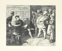 An illustration from Pictures from English Literature ... With twenty illustrations, by J. C. Horsley, E. M. Ward, W. F. Yeames, etc (1870)