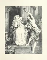 An illustration from Pictures from English Literature ... With twenty illustrations, by J. C. Horsley, E. M. Ward, W. F. Yeames, etc (1870)