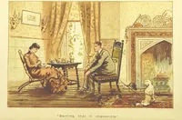An illustration from Fair Diana. By “Wanderer” ... With illustrations by G. Bowers. [A novel (1884)