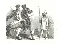 An illustration from Nights in a block house: or, sketches of border life, etc (1852)