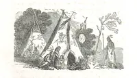 An illustration from Nights in a block house: or, sketches of border life, etc (1852)