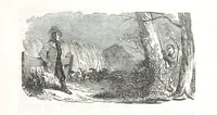 An illustration from Nights in a block house: or, sketches of border life, etc (1852)