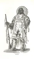 An illustration from Nights in a block house: or, sketches of border life, etc (1852)