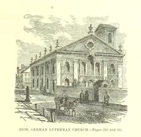 An illustration from Annals of Philadelphia, being a collection of memoirs, anecdotes, and incidents of the city and its inhabitants, from the days of the Pilgrim founders ... To which is added an appendix, containing olden time researches and reminiscences of New York City (1844)