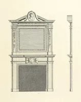 An illustration from Old English and French ornaments; comprising 244 Designs ... by Chippendale, I. Jones, Johnson, Lock, and Pether ... Collected and republished by J. W (1858)