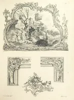 An illustration from Old English and French ornaments; comprising 244 Designs ... by Chippendale, I. Jones, Johnson, Lock, and Pether ... Collected and republished by J. W (1858)