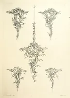 An illustration from Old English and French ornaments; comprising 244 Designs ... by Chippendale, I. Jones, Johnson, Lock, and Pether ... Collected and republished by J. W (1858)