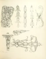 An illustration from Old English and French ornaments; comprising 244 Designs ... by Chippendale, I. Jones, Johnson, Lock, and Pether ... Collected and republished by J. W (1858)