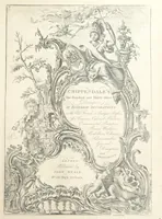 An illustration from Old English and French ornaments; comprising 244 Designs ... by Chippendale, I. Jones, Johnson, Lock, and Pether ... Collected and republished by J. W (1858)