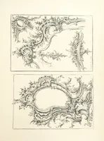 An illustration from Old English and French ornaments; comprising 244 Designs ... by Chippendale, I. Jones, Johnson, Lock, and Pether ... Collected and republished by J. W (1858)