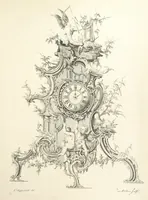 An illustration from Old English and French ornaments; comprising 244 Designs ... by Chippendale, I. Jones, Johnson, Lock, and Pether ... Collected and republished by J. W (1858)