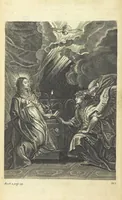 An illustration from The Life of Our Blessed Lord & Saviour Jesus Christ. An heroic poem ... Illustrated by necessary notes ... also a prefatory discourse concerning heroic poetry. With sixty copper-plates [by William Faithorne (1693)
