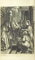 An illustration from The Life of Our Blessed Lord & Saviour Jesus Christ. An heroic poem ... Illustrated by necessary notes ... also a prefatory discourse concerning heroic poetry. With sixty copper-plates [by William Faithorne (1693)