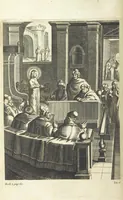 An illustration from The Life of Our Blessed Lord & Saviour Jesus Christ. An heroic poem ... Illustrated by necessary notes ... also a prefatory discourse concerning heroic poetry. With sixty copper-plates [by William Faithorne (1693)