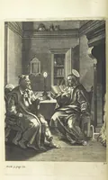 An illustration from The Life of Our Blessed Lord & Saviour Jesus Christ. An heroic poem ... Illustrated by necessary notes ... also a prefatory discourse concerning heroic poetry. With sixty copper-plates [by William Faithorne (1693)