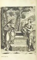 An illustration from The Life of Our Blessed Lord & Saviour Jesus Christ. An heroic poem ... Illustrated by necessary notes ... also a prefatory discourse concerning heroic poetry. With sixty copper-plates [by William Faithorne (1693)
