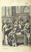An illustration from The Life of Our Blessed Lord & Saviour Jesus Christ. An heroic poem ... Illustrated by necessary notes ... also a prefatory discourse concerning heroic poetry. With sixty copper-plates [by William Faithorne (1693)