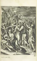An illustration from The Life of Our Blessed Lord & Saviour Jesus Christ. An heroic poem ... Illustrated by necessary notes ... also a prefatory discourse concerning heroic poetry. With sixty copper-plates [by William Faithorne (1693)