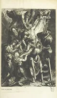 An illustration from The Life of Our Blessed Lord & Saviour Jesus Christ. An heroic poem ... Illustrated by necessary notes ... also a prefatory discourse concerning heroic poetry. With sixty copper-plates [by William Faithorne (1693)
