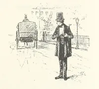 An illustration from The Veiled Hand, a novel of the sixties, the seventies, and the eighties, etc (1892)