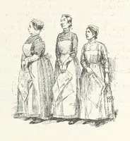 An illustration from The Veiled Hand, a novel of the sixties, the seventies, and the eighties, etc (1892)