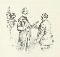 An illustration from The Veiled Hand, a novel of the sixties, the seventies, and the eighties, etc (1892)