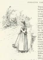 An illustration from The Veiled Hand, a novel of the sixties, the seventies, and the eighties, etc (1892)