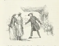 An illustration from The Veiled Hand, a novel of the sixties, the seventies, and the eighties, etc (1892)