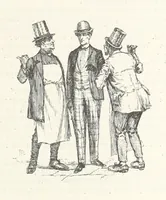 An illustration from The Veiled Hand, a novel of the sixties, the seventies, and the eighties, etc (1892)