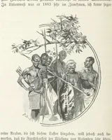 An illustration from Meine zweite Durchquerung Äquatorial-Afrikas vom Congo zum Zambesi während der Jahre 1886 und 1887 ... Mit 92 Abbildungen, etc (1890)