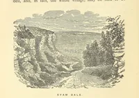 An illustration from The History and Antiquities of Eyam ... Sixth edition. With illustrations from photographs by J. A. Warwick and R. Keene (1870)