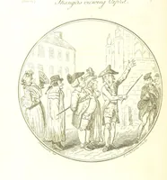 An illustration from Excentric excursions; or, literary and pictorial sketches of countenance, character and country in different parts of England and South Wales ... Embellished with ... prints [by J. Cruikshank (1807)