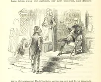 An illustration from The Fife and Drum; or, would be a soldier (1863)